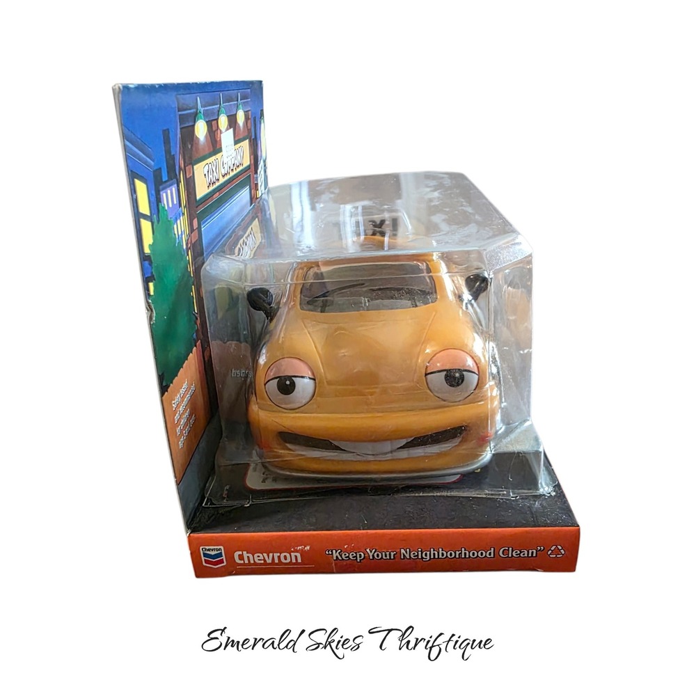 The Chevron Cars Tyler Taxi New In Pkg. Vtg 1997 free shipping - Picture 2 of 6